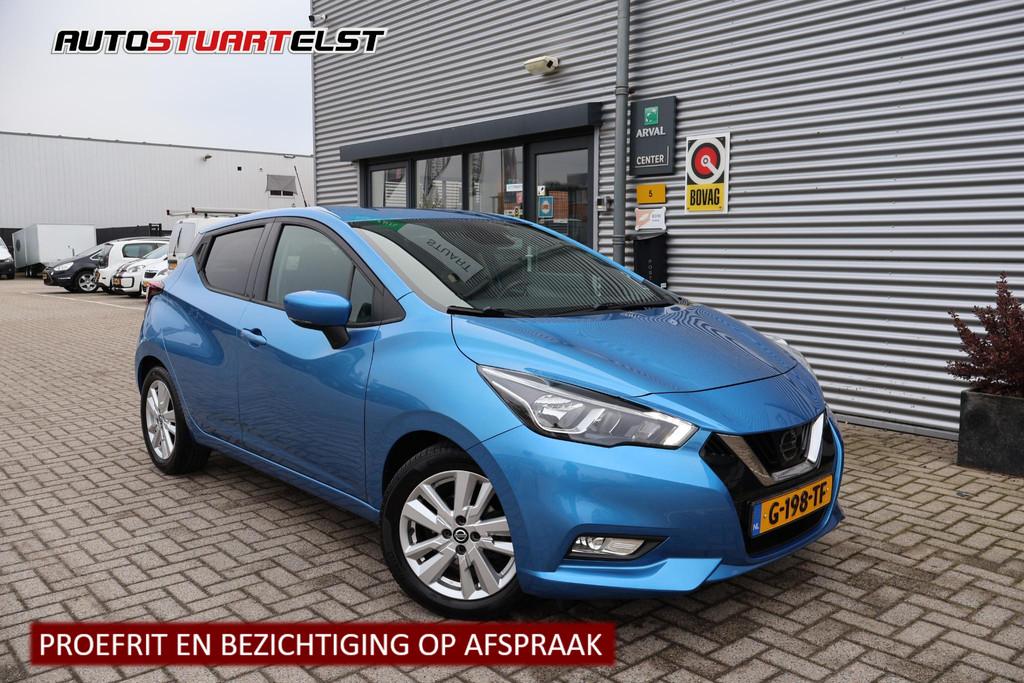 Nissan Micra 1.0 IG-T N-Connecta 1e Eigenaar | Volledig Onde, Auto's, Nissan, Voorwielaandrijving, Gebruikt, Euro 6, Blauw