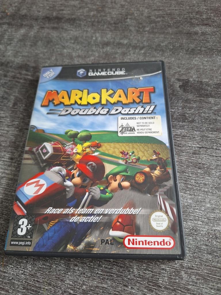Mario kart double dash met zelda bonusdisc, Spelcomputers en Games, Racen en Vliegen, Ophalen of Verzenden, Zo goed als nieuw