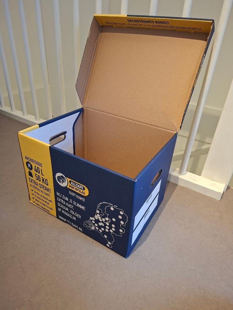 verhuisdozen, Ophalen, 40 tot 60 cm, Opvouwbaar, 50 tot 75 cm