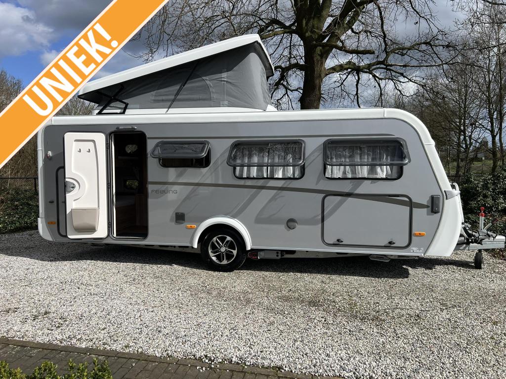 Eriba Feeling 515 met Slaapdak 8 persoons !, Schokbreker, Bedrijf, Treinzit, Meer dan 6