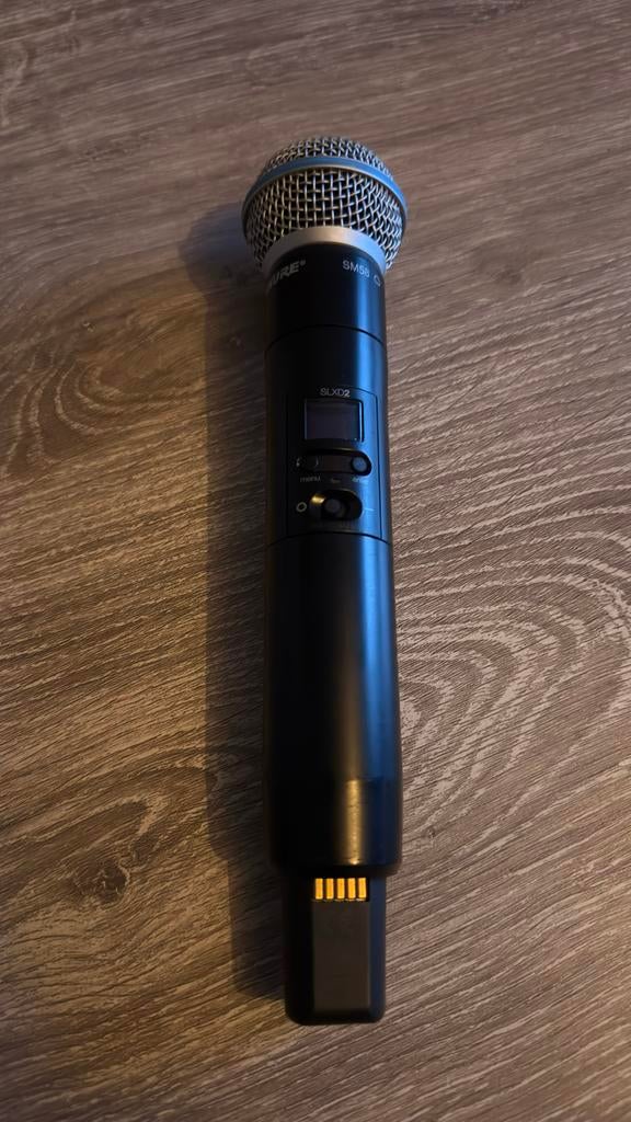 Shure SLXD-2 handheld met SM58 kop, Muziek en Instrumenten, Ophalen, Gebruikt, Zangmicrofoon, Draadloos