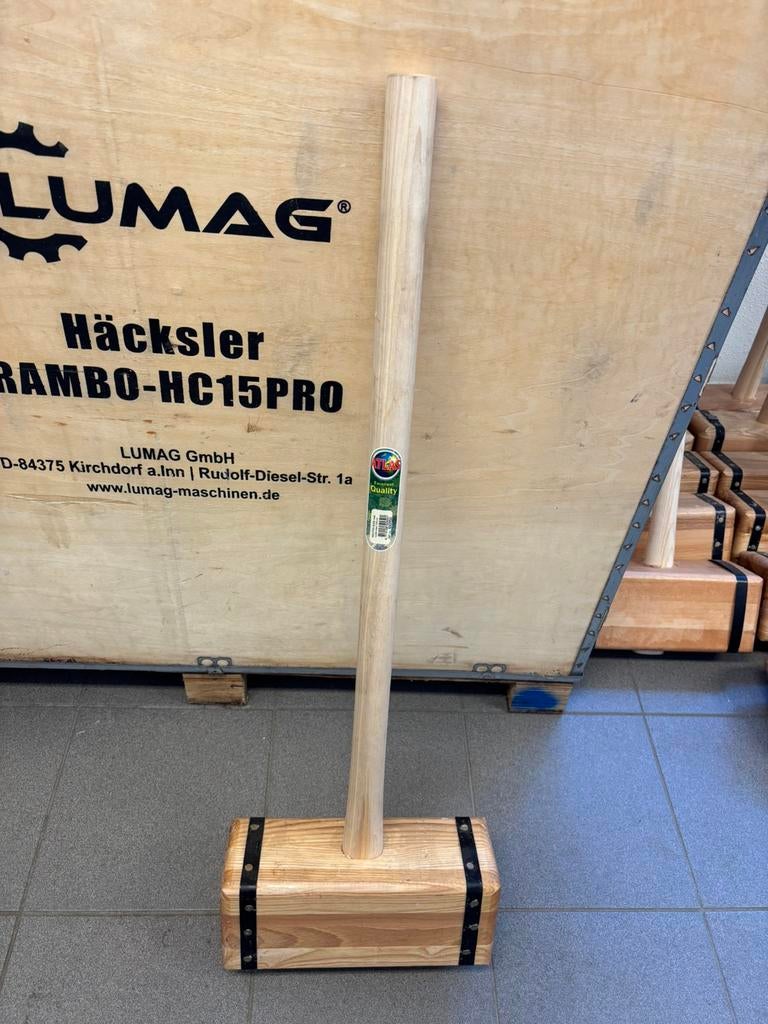 Atlas Sleg houten tuinhamer / paalhamer, Tuin en Terras, Hand-tuingereedschap, Ophalen, Nieuw