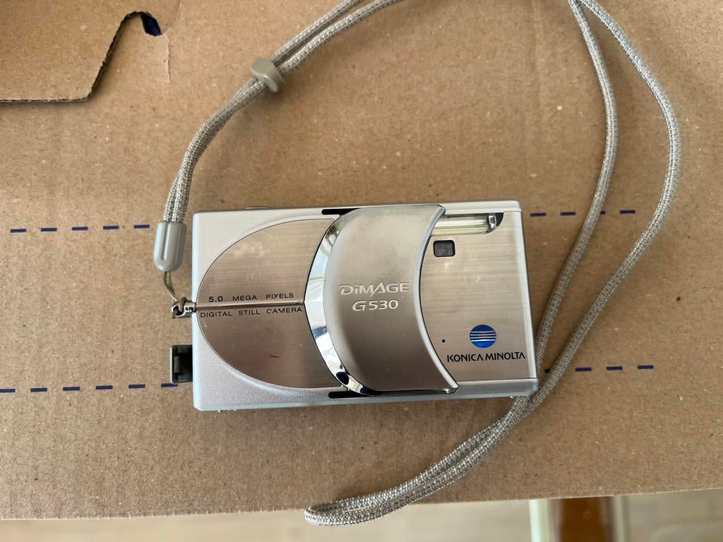 Digitale fotocamera konica minolta, Audio, Tv en Foto, Fotocamera's Digitaal, Ophalen, Gebruikt, Konica, Compact