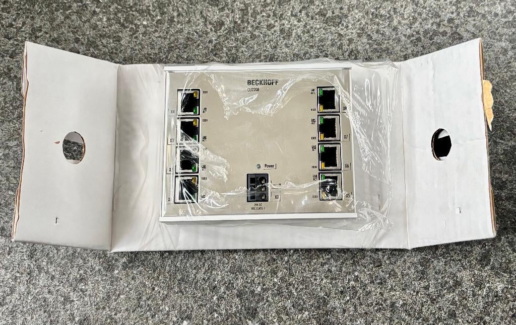 BECKHOFF - CU2208 - Industriële 8-port GigE Switch, Ophalen of Verzenden, Nieuw