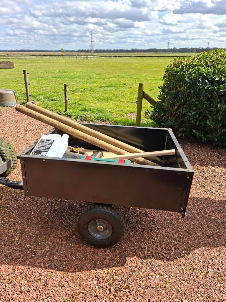 Aanhangwagen achter zitmaaier te koop, Ophalen, Gebruikt