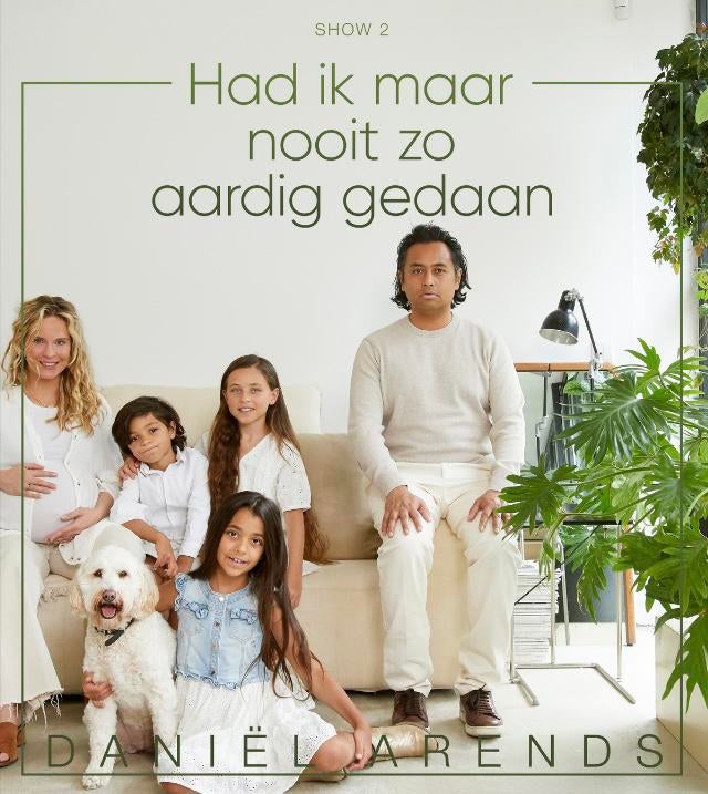 2xtickets Daniel Arends - Roosendaal 23 april, Ophalen of Verzenden, Zo goed als nieuw