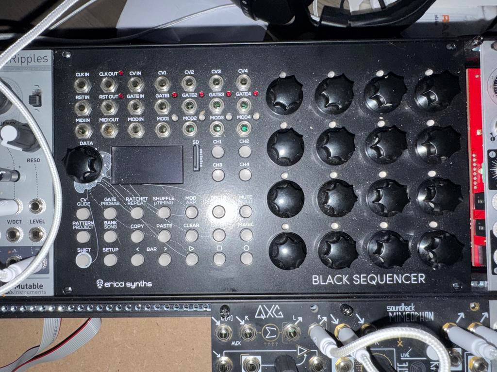 Erica Synths Black Sequencer, Ophalen of Verzenden, Zo goed als nieuw, Overige aantallen, Overige merken