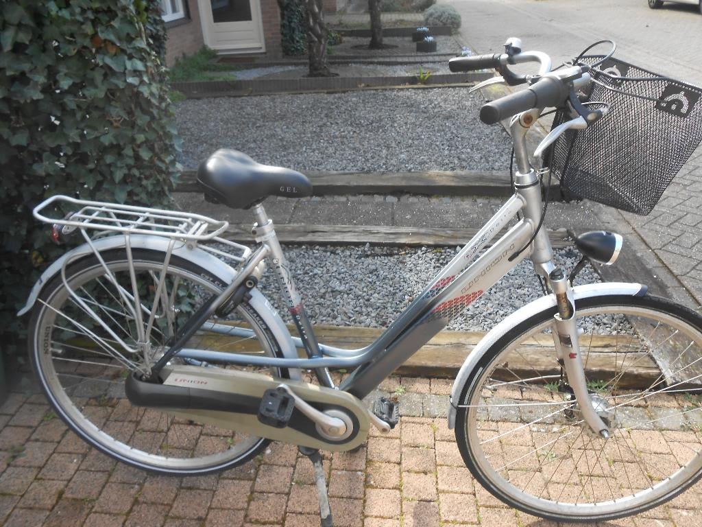 damesfiets union, Fietsen en Brommers, Fietsen | Dames | Damesfietsen, Versnellingen, Ophalen, Overige merken, 53 tot 56 cm