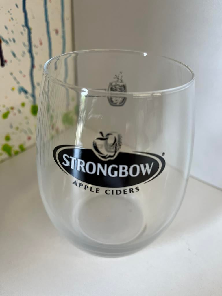 Strongbow glazen set van 4 glazen, Ophalen of Verzenden, Nieuw, Overige typen