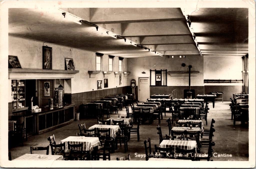 Utrecht - Seypenstein Kazerne Cantine (1954), Verzenden, 1940 tot 1960, Gelopen, Utrecht