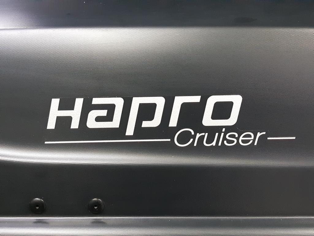 Hapro dakkoffer Cruiser 10.8 mat zwart 600 ltr., Auto diversen, Dakkoffers, Ophalen, Info@vdlhapro.com, Fleerbosseweg 33, 4421 RR Kapelle, Nederland