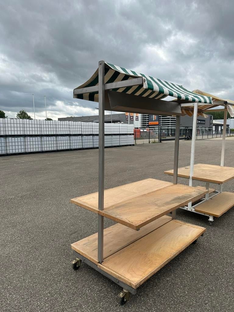 Marktkraam op wielen met luifel, Ophalen of Verzenden
