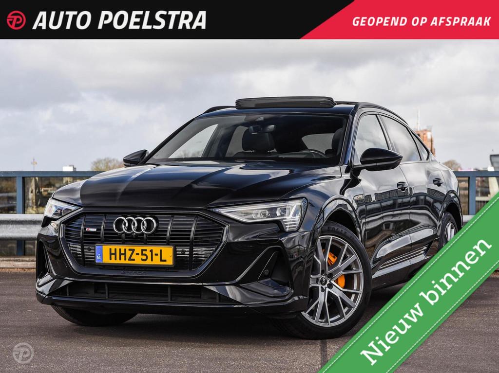 Audi e-tron Sportback 55 quattro S edition 95 kWh | Panorama, Automaat, Zwart, 95 kWh, Zwart