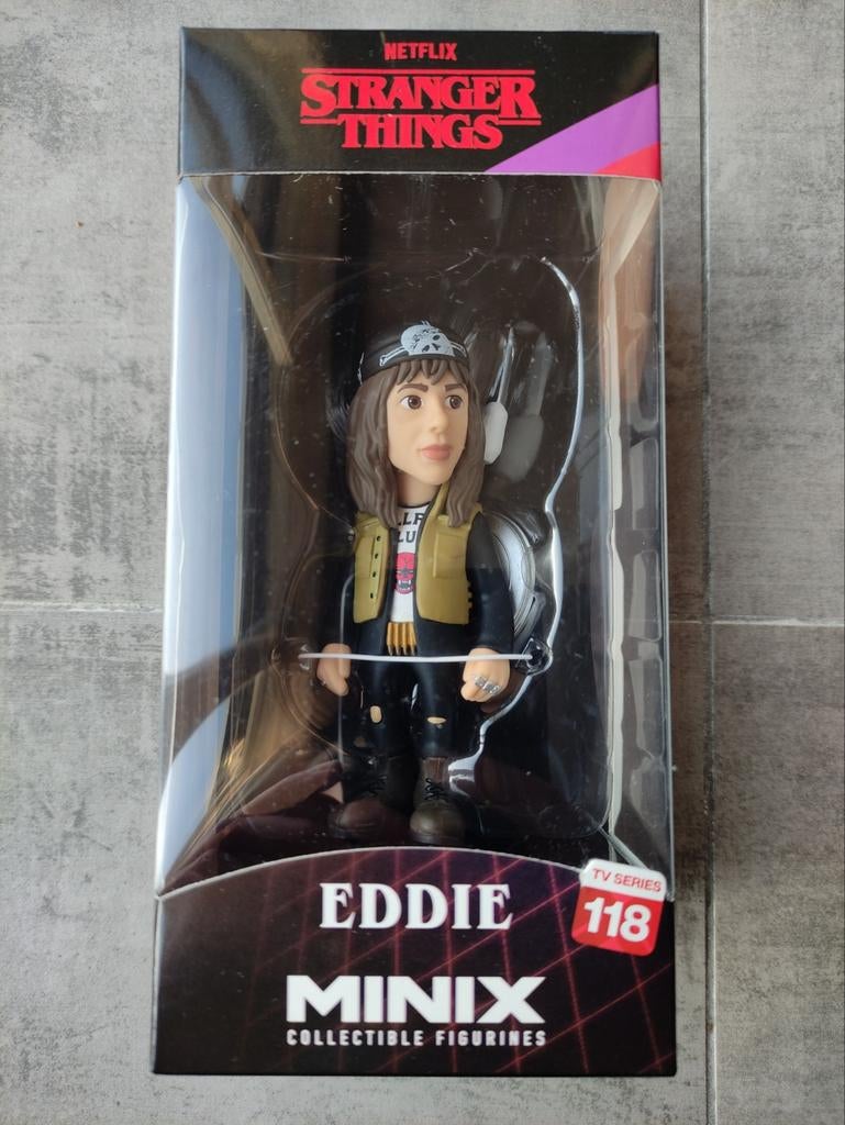 Eddie stranger things minix figuur nieuw, Verzamelen, Ophalen of Verzenden, Zo goed als nieuw