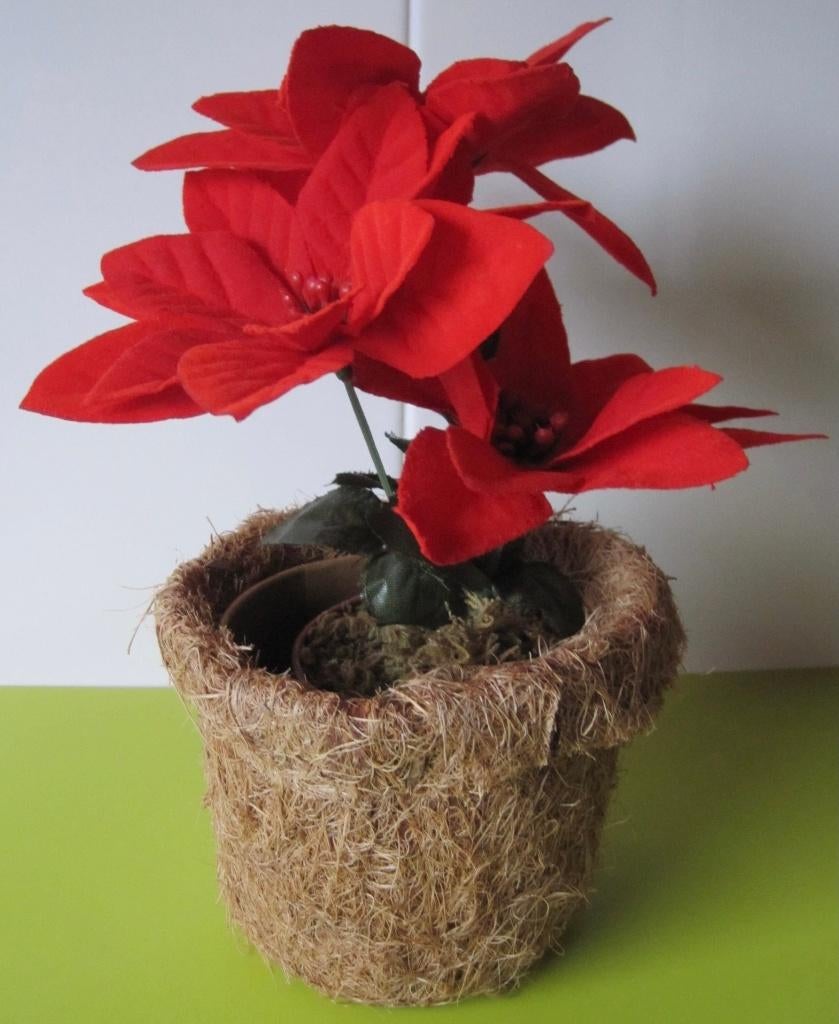 kunst kerst ster - kerstster  -  hoogte 22 centimeter, Ophalen of Verzenden, Zo goed als nieuw