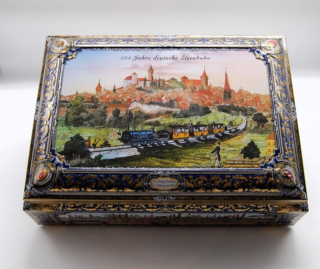 Blikke peperkoek doos., Verzamelen, Blikken, Ophalen of Verzenden, Gebruikt, Koek(jes), Overige merken