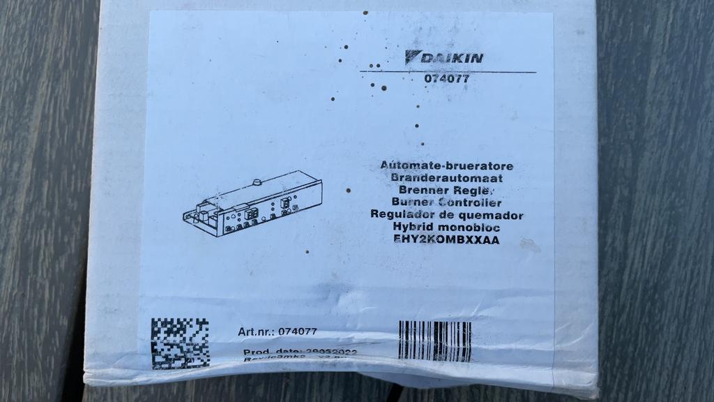 Daikin Branderautomaat, Ophalen of Verzenden