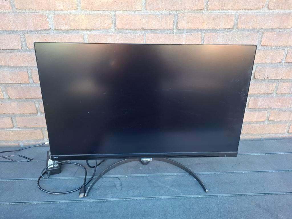 Philips 276e8v  4k scherm 27inch, Computers en Software, Monitoren, Ophalen, IPS, HDMI, 60 Hz of minder