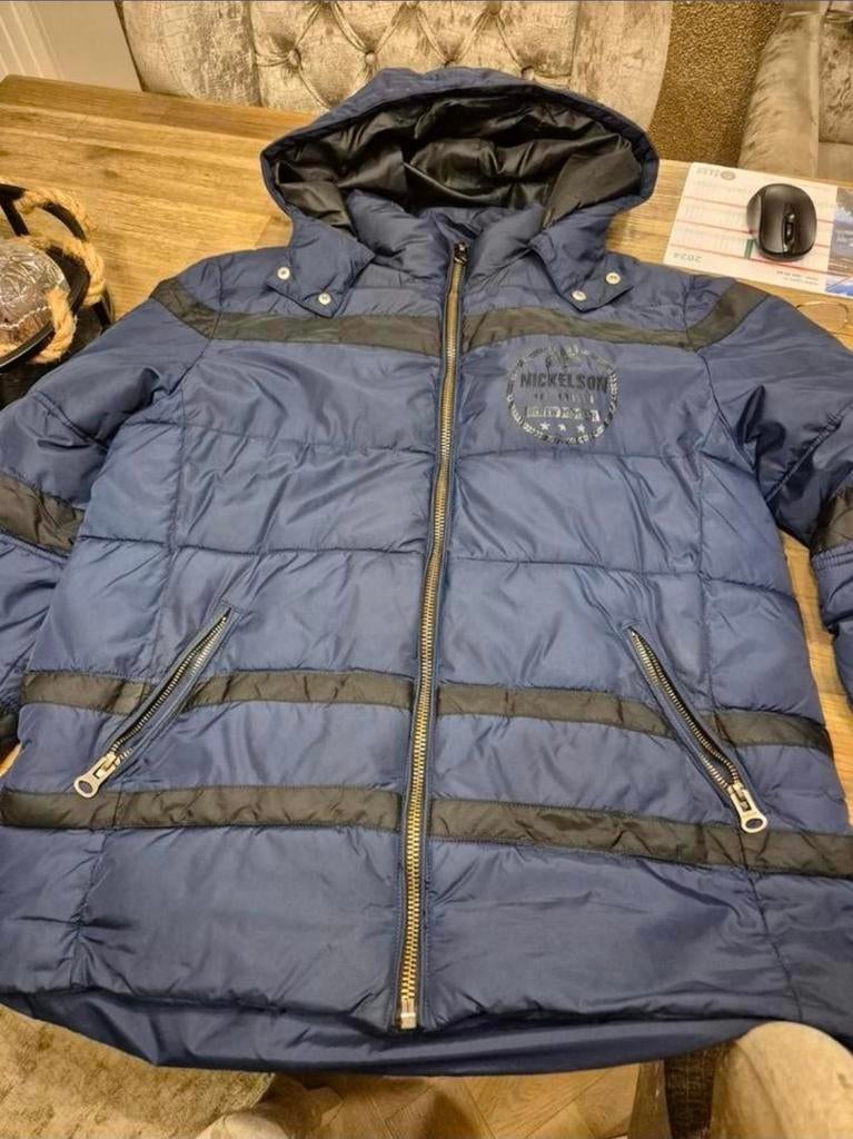 Nickelson jas mt xl kleur blauw, Ophalen of Verzenden, Zo goed als nieuw, Maat 56/58 (XL), Blauw