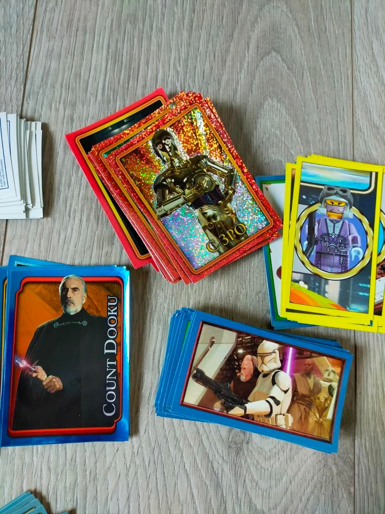 Star Wars Merlin Stickers Episode 2 & 3, Verzamelen, Ophalen of Verzenden, Zo goed als nieuw, Overige typen