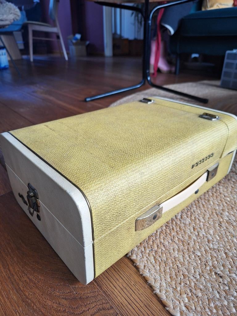 Philips kofferplatenspeler, Audio, Tv en Foto, Platenspelers, Ophalen, Gebruikt, Platenspeler, Philips