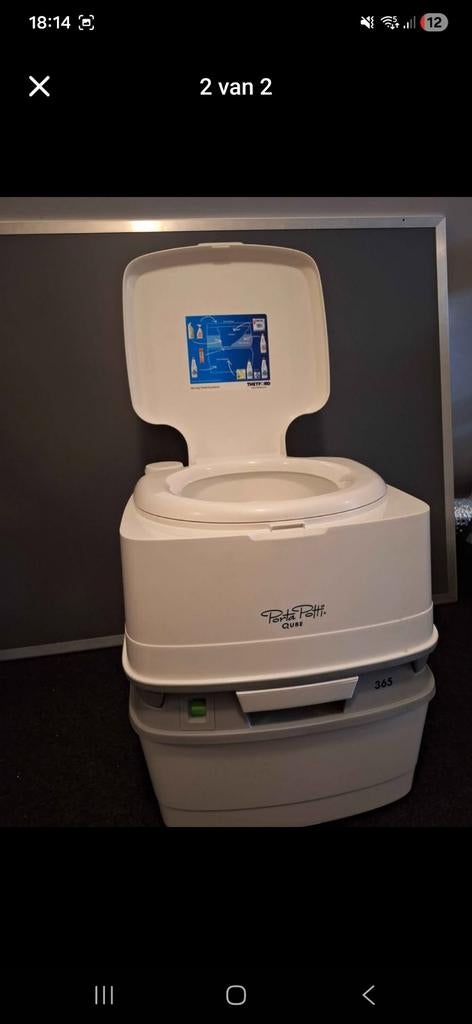 Thetford Porta Potti Qube 365 - Zo goed als nieuw, Ophalen of Verzenden, Zo goed als nieuw