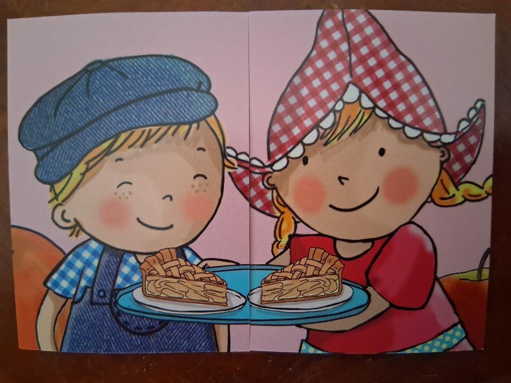 "Fien&Teun" stickerplaatjes, voor bruin/oranje Bak&kookboek., Verzamelen, Supermarktacties, Albert Heijn, Ophalen of Verzenden