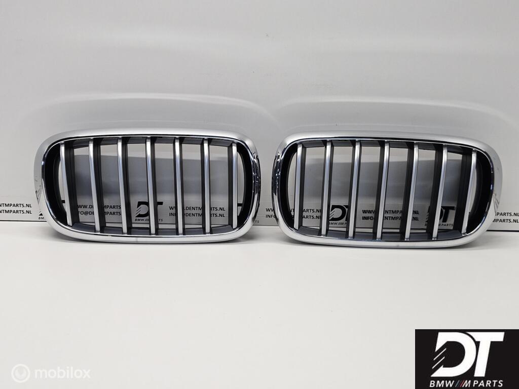Grill set BMW X6 F16 51137373697 51137373698, Auto-onderdelen, Carrosserie en Plaatwerk, BMW, Gebruikt, Ophalen of Verzenden