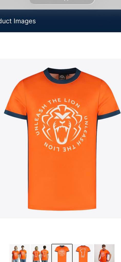 Nieuwe Unleash the Lion shirts, Kleding | Heren, T-shirts, Ophalen of Verzenden, Nieuw, Maat 52/54 (L), Oranje