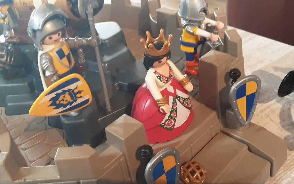 5959 platte burcht met ridders, Ophalen of Verzenden, Zo goed als nieuw, Complete set