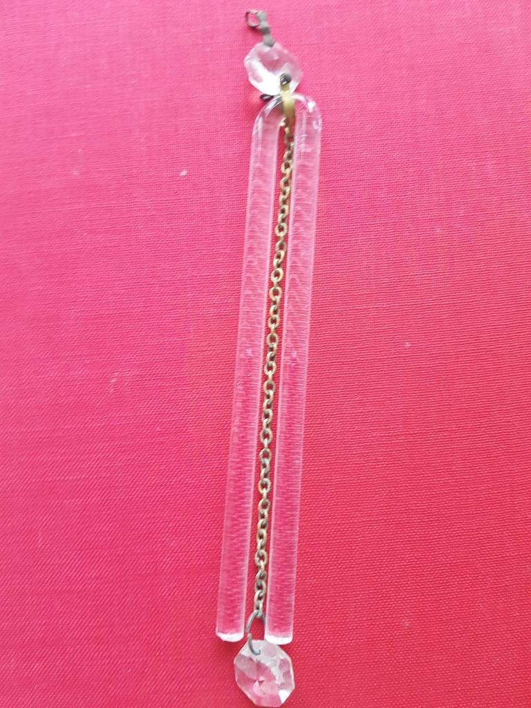 17 Glazen kroonluchter pegels, Ophalen of Verzenden