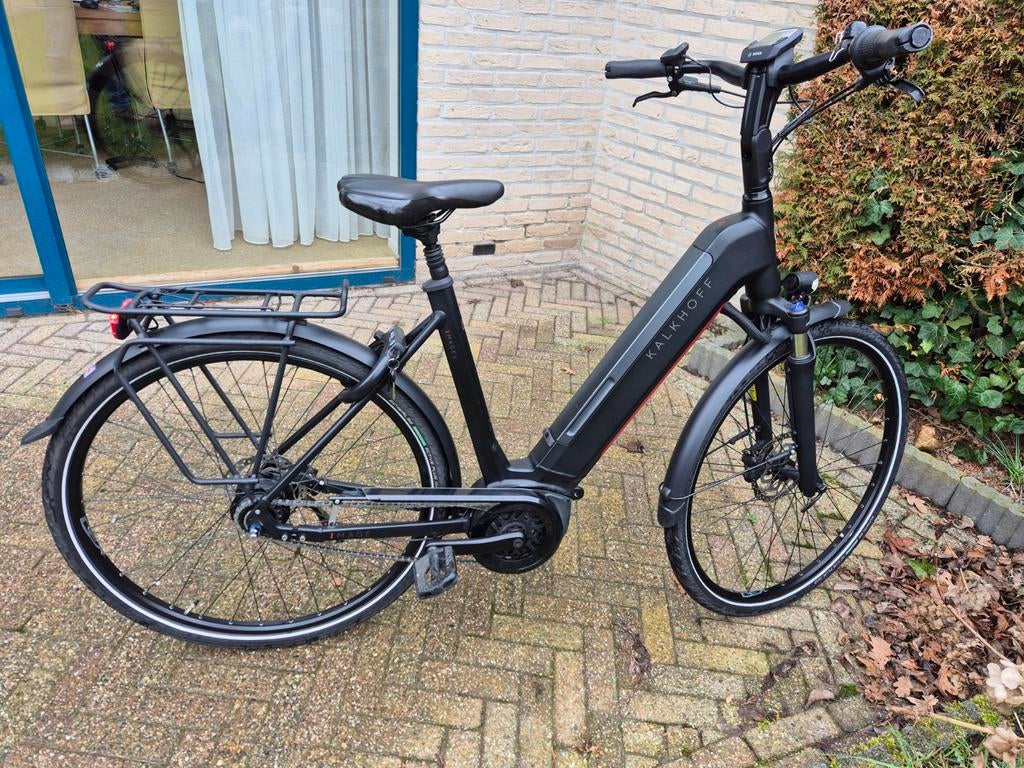 Kalkhoff Damesfiets Image 5  Frame mt. 53 cm, Zo goed als nieuw, 51 tot 55 cm, 50 km per accu of meer, Ophalen