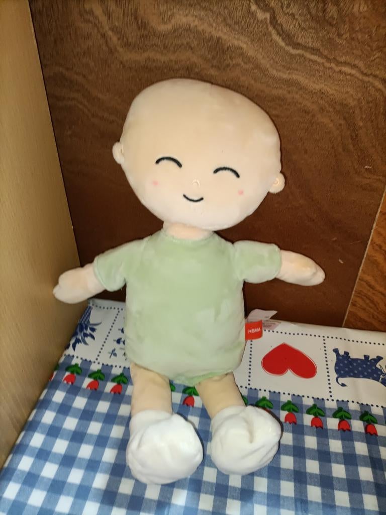 Hema kleuter knuffel 40 cm groot, Ophalen of Verzenden, Zo goed als nieuw, Overige typen