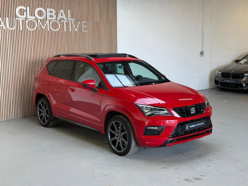 Seat Ateca 2.0 TSI FR 4DRIVE - PANO - 190PK - LEER - VIRTUAL, Automaat, Gebruikt, Zwart, 1984 cc