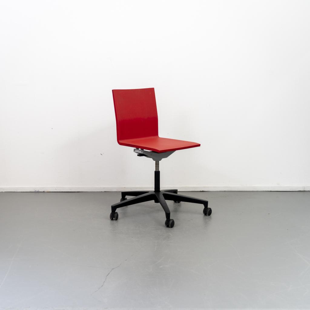 1x Vitra Maarten van Severen .04 Bureaustoel Rood, Niet ingevuld, Niet ingevuld, Ophalen of Verzenden, Zo goed als nieuw