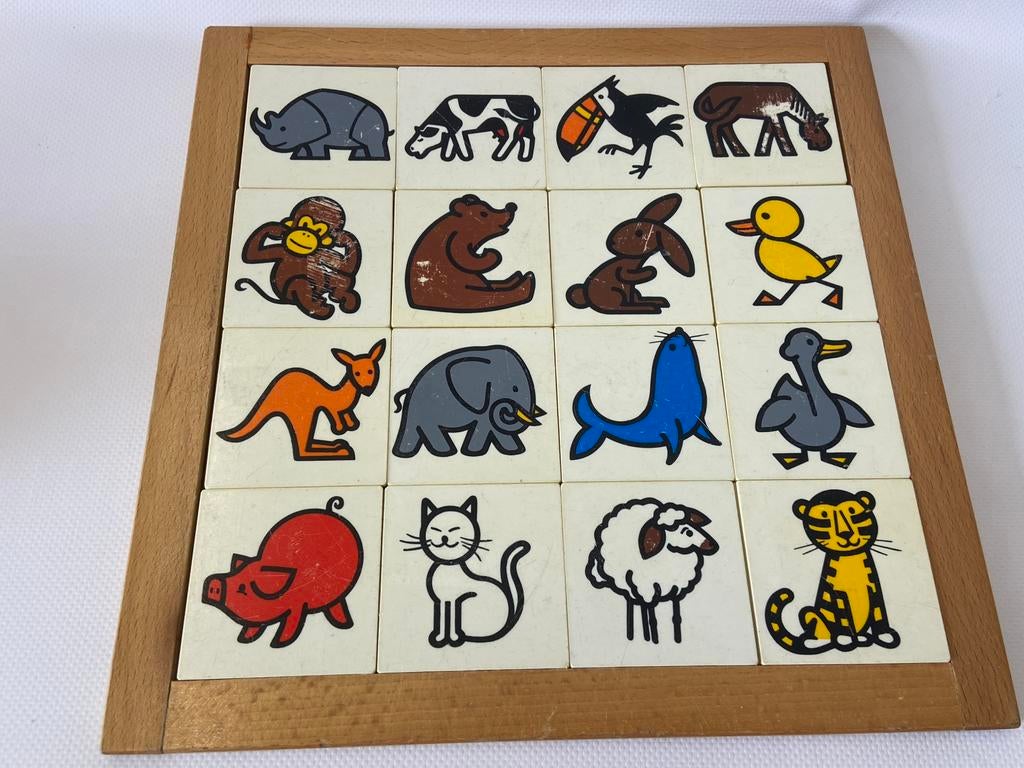 ROLF Memorieset in frame, Kinderen en Baby's, Speelgoed | Educatief en Creatief, Ophalen of Verzenden, Gebruikt, Puzzelen