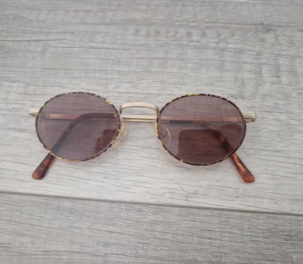 Vintage retro zonnebril frame montuur bril sir john sirjohn, Overige merken, Bruin, Ophalen of Verzenden, Zo goed als nieuw