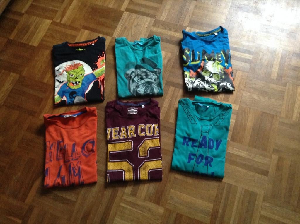 Pakketje LONGSLEEVES -  Lange mouw shirts - Boys158/164, Ophalen of Verzenden, Zo goed als nieuw, Maat 158