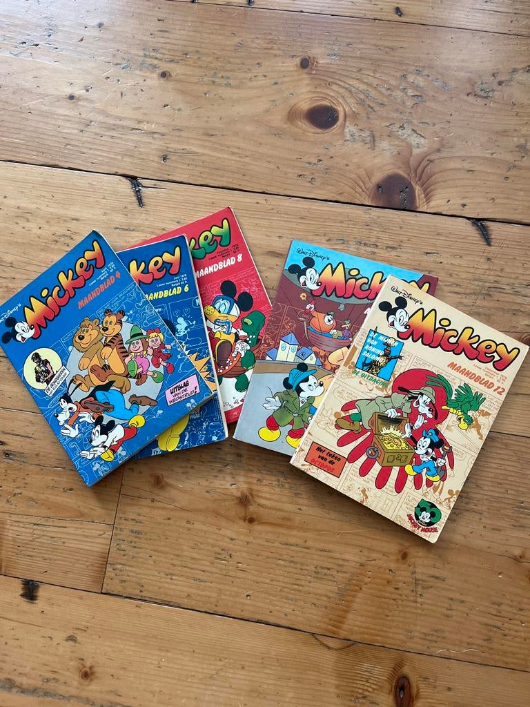Mickey Maandblad 1978 (5 stuks), Boeken, Meerdere stripboeken, Ophalen of Verzenden, Gelezen