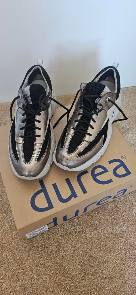 Durea sneakers, zilver/bronskleurig, maat 7 G, Durea, Ophalen of Verzenden, Info@durea.nl, Durea