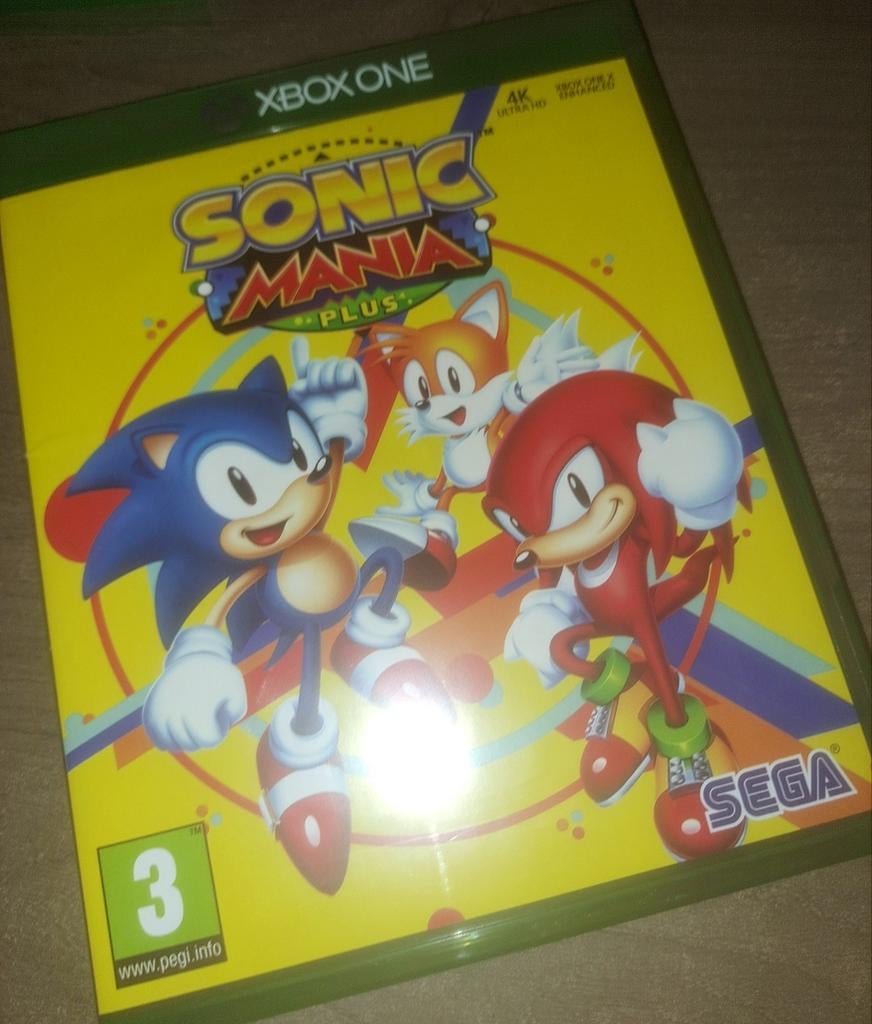 Sonic the hedgehog mania plus xbox one z.g.a.n., Ophalen of Verzenden, Zo goed als nieuw, Platform, 3 spelers of meer