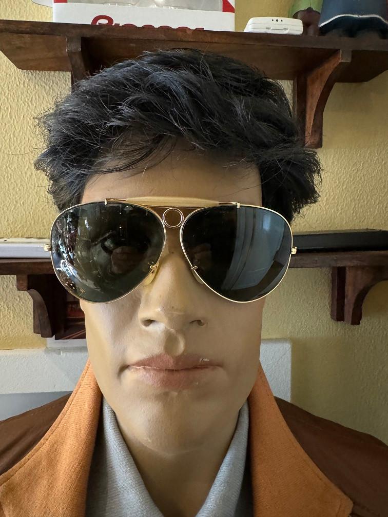 Vintage B&L Ray-ban Zonnebril Outdoorsman Shooter 10K GF OS2, Ray-Ban USA, Gebruikt, Zonnebril, Overige kleuren