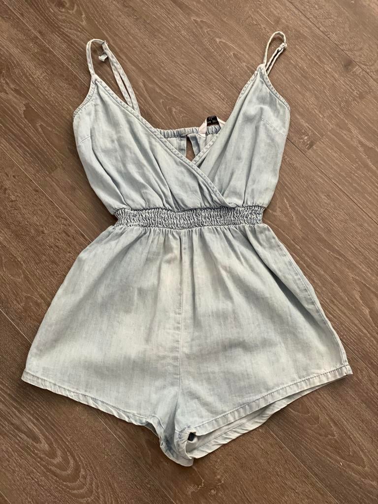 ZGAN Dames meisjes jumpsuit broekpak blauw mt S 36 BERSHKA, Kleding | Dames, Jumpsuits, Blauw, Zo goed als nieuw, Maat 36 (S)