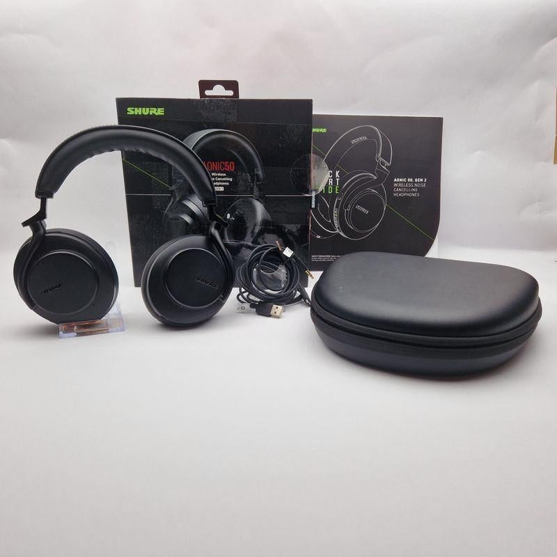 Shure Aonic 50 Gen 2 Zwart Headphone | Voor maar € 179,99, Audio, Tv en Foto, Koptelefoons, Ophalen of Verzenden, Gebruikt, Over oor (circumaural)