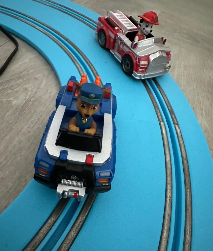 Paw Patrol Racebaan, Marshall cap, Marshall & Chase knuffels, Racebaan, Verzenden, Zelf te bouwen, Carrera