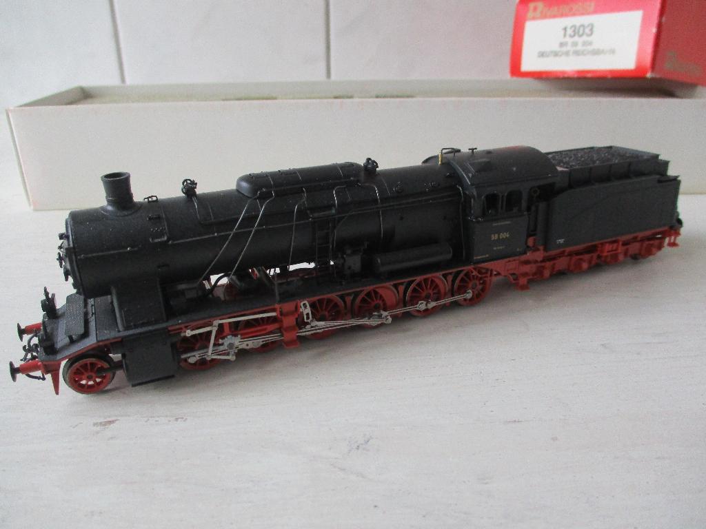 Rivarossi Stoomlok BR 59 004 DR no 1303, Zo goed als nieuw, Ophalen, Overige merken, Gelijkstroom