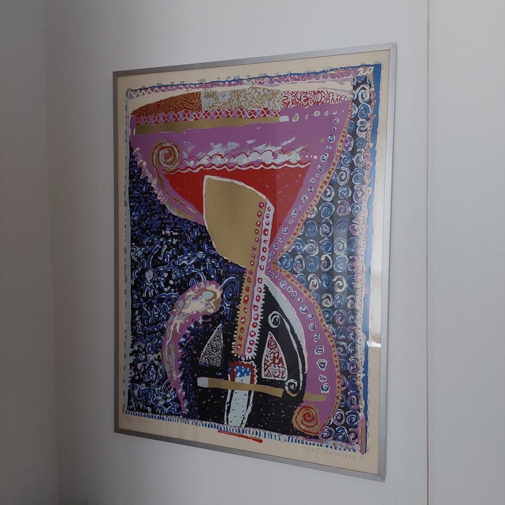 Bert Vredegoor zeefdruk Aroma, Ophalen