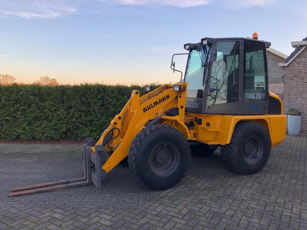 Ahlmann AL 75, Ophalen, Wiellader of Shovel