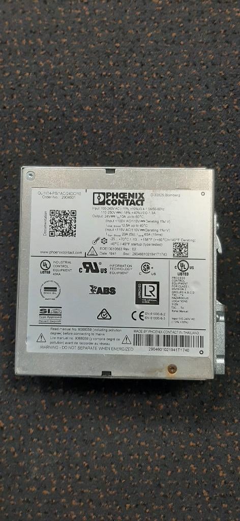 Phoenix contact - Voedingsmodule, Hobby en Vrije tijd, Elektronica-componenten, Ophalen of Verzenden, Gebruikt