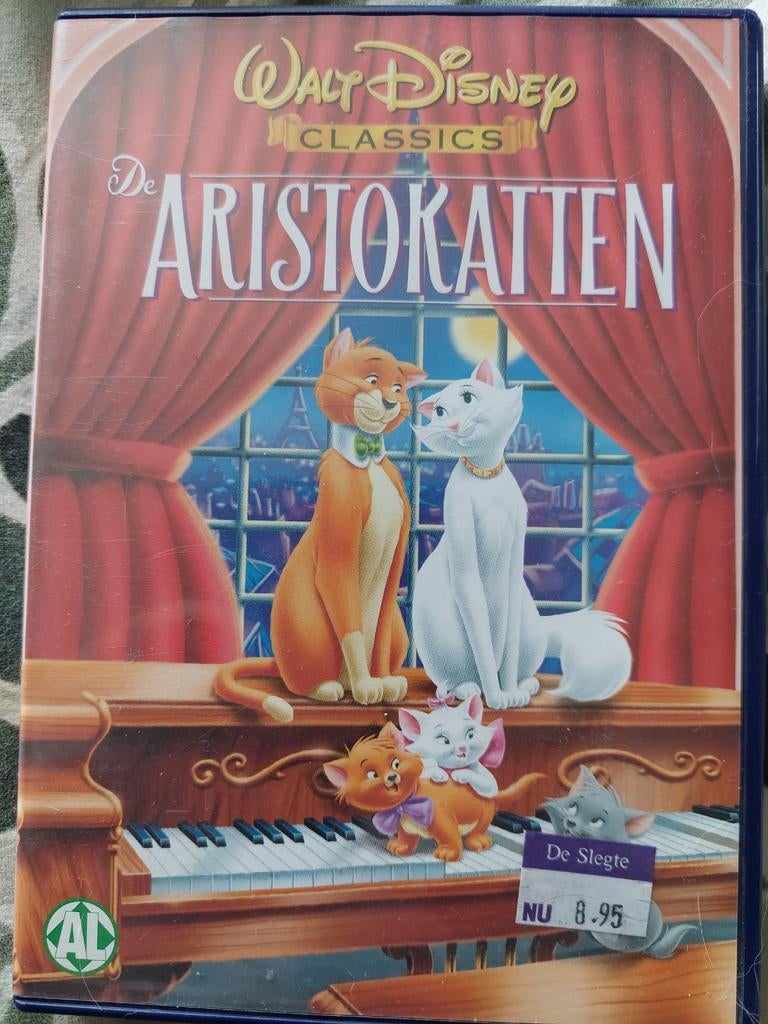 De Aristokatten - Walt Disney Classics DVD, Avontuur, Gebruikt, Alle leeftijden, Ophalen of Verzenden